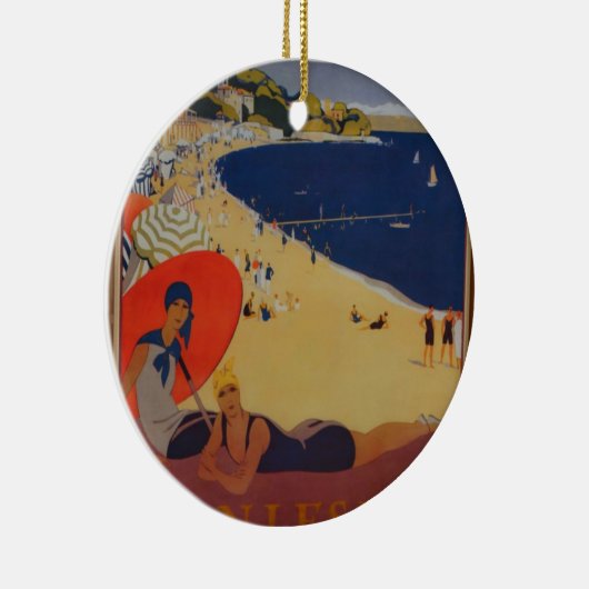 Franse reisreclame Keramisch Ornament (Rechts)