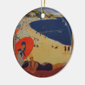 Franse reisreclame Keramisch Ornament (Links)