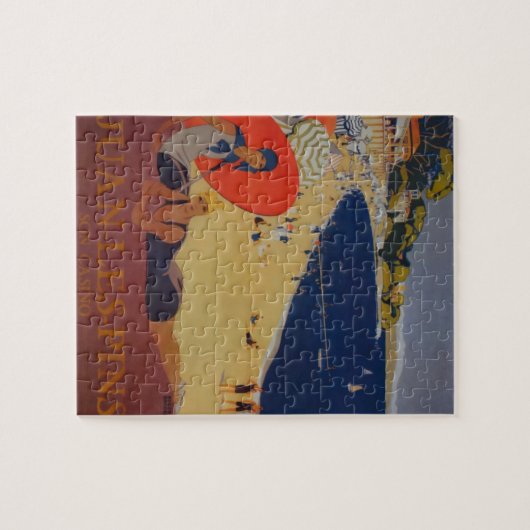 Franse reisreclame Legpuzzel (Horizontaal)