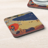  Franse reisreclame Onderzetter (Linkerzijde)