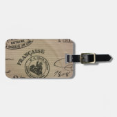 Franse reisstempels bagagelabel (Voorkant horizontaal)