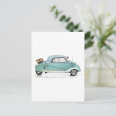 Franse reiziger briefkaart (Staand voorkant)