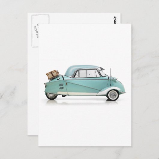 Franse reiziger briefkaart (Voorkant / Achterkant)