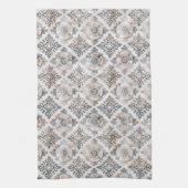 Franse Retro Bloemtegels Keukenhanddoeken (Verticaal)