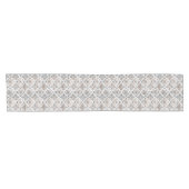 Franse Retro Bloemtegeltable Runner Korte Tafelloper (Horizontaal)