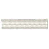 Franse Retro Damast Streep Tafel Runner Korte Tafelloper (Horizontaal)