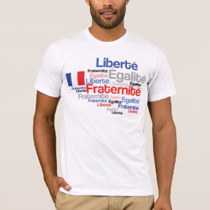 Franse revolutie - Liberté, Égalité, Fraternité T-shirt