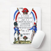 Franse Revolutie Mousepad Muismat (Met muis)