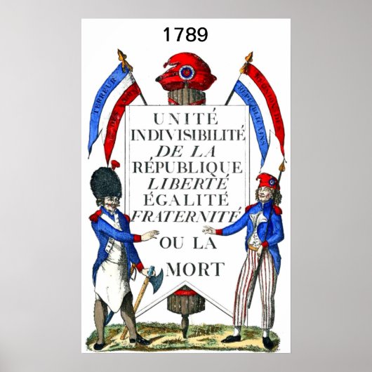Franse revolutie poster (Voorkant)