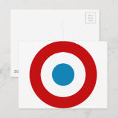 Franse Revolutie Roundel France Cocarde Tricolore Briefkaart (Voorkant / Achterkant)