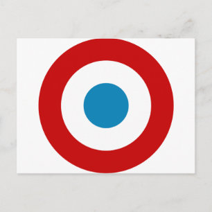 Franse Revolutie Roundel France Cocarde Tricolore Briefkaart