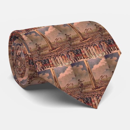 Franse revolutie stropdas (Opgerold)