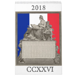 Franse revolutionaire kalender voor 2018