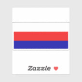 Franse Revolutionaire Vlag (14 juli 1790) Sticker (Vel)