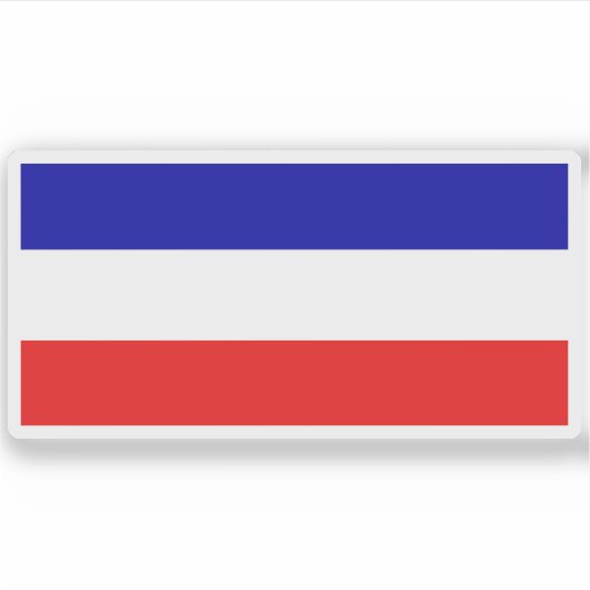 Franse Revolutionaire Vlag (7 mei 1794) Sticker (Voorkant)