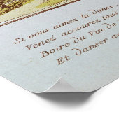 Franse revolutionairen dansen de carmagnole poster (Hoek)