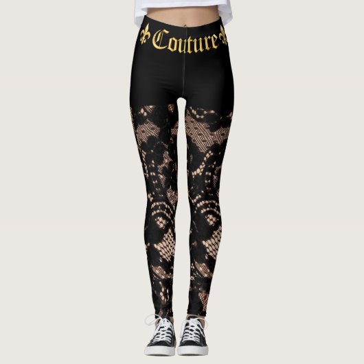 Franse Risque Couture-broek Leggings (Voorkant)
