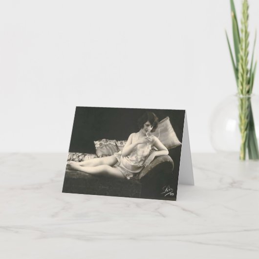 Franse Risque-fotokaart Kaart (Voorkant)