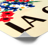 Franse riviera, bikini-meisje op het strand, Frank Poster (Hoek)