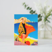 "Franse Rivièra" Briefkaart (Staand voorkant)