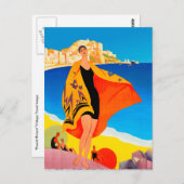 "Franse Rivièra" Briefkaart (Voorkant / Achterkant)