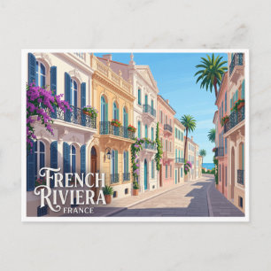 Franse Rivièra Cannes Frankrijk Briefkaart