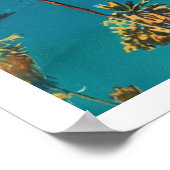 Franse Riviera, Frankrijk Art Deco Poster (Hoek)