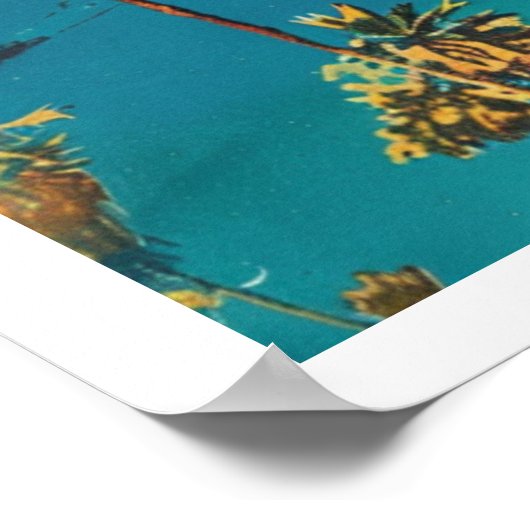 Franse Riviera, Frankrijk Art Deco Poster (Hoek)