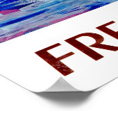 Franse riviera, Frankrijk, schilderij, kunst, Poster (Hoek)