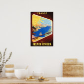 Franse Rivièra Poster (Keuken)