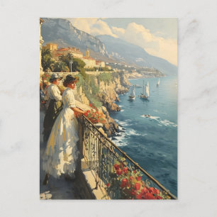 Franse Riviera Promenade:  Briefkaart