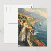 Franse Riviera Promenade: Briefkaart (Voorkant / Achterkant)
