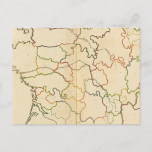 Franse rivierlijn briefkaart