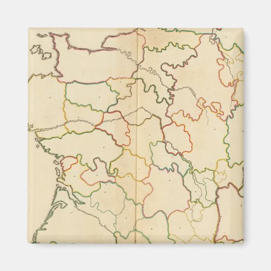 Franse rivierlijn magneet (Voorkant)