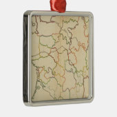 Franse rivierlijn metalen ornament (Rechts)