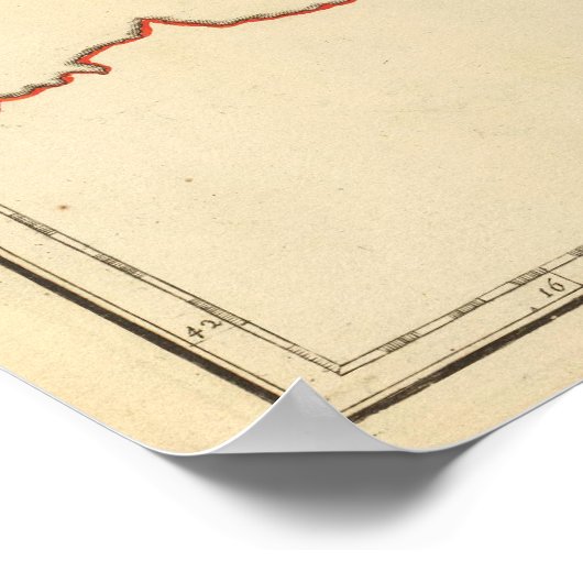 Franse rivierlijn poster (Hoek)