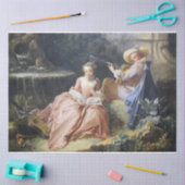 Franse  Rococo schilderij Decoupage Tissuepapier (Craft)