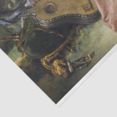 Franse  Rococo schilderij Decoupage Tissuepapier (Detail)