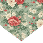  Franse rode kerst nostalgie Lange Tafelloper (Hoek)