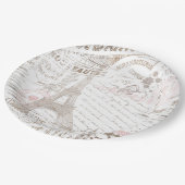  Franse Romance Collage Pink ID226 Papieren Bordje (Gekanteld)