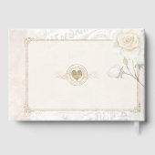 Franse Romance Wedding Blush ID870 Gastenboek (Achterkant)