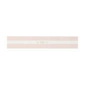 Franse Romance Wedding Blush ID870 Uitnodigingen Wikkel (Vlak)