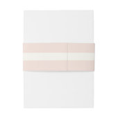 Franse Romance Wedding Blush ID870 Uitnodigingen Wikkel (Achterkant Voorbeeld)