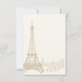 Franse Romance Wedding ID870 RSVP Kaartje (Achterkant)