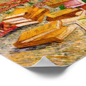 Franse romans en een Roos Van Gogh Fine Art Poster (Hoek)