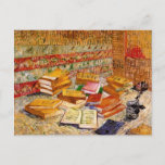 Franse romans en Roos (F359) Van Gogh Fine Art Briefkaart<br><div class="desc">Stilleven met Franse romans en een Roos, Vincent van Gogh, Parijs Herfst 1887. Olieverf op doek, 73 x 93 cm. Privé collectie. F 359, JH 1332 Vincent Willem van Gogh (Amsterdam, 30 maart 1853 - aldaar, 29 juli 1890) was een Nederlands kunstschilder. Sommige van zijn schilderijen behoren nu tot 's...</div>