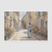  Franse romantische straten decoupage Tissuepapier (Voorkant)