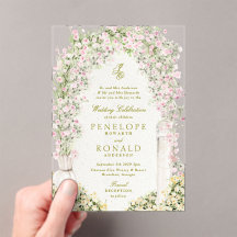 Franse romantische tuinboog monogram koninklijke b