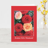 Franse roos kaart (Gele Bloem)