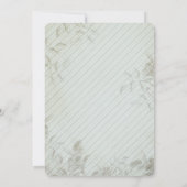  Franse Roos Tuin bruiloft uitnodiging (Achterkant)